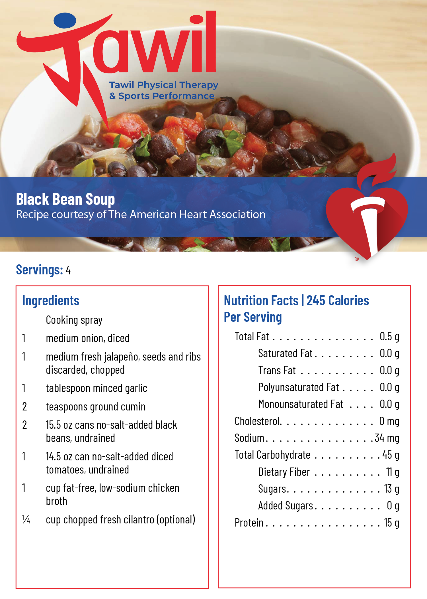 recipe card