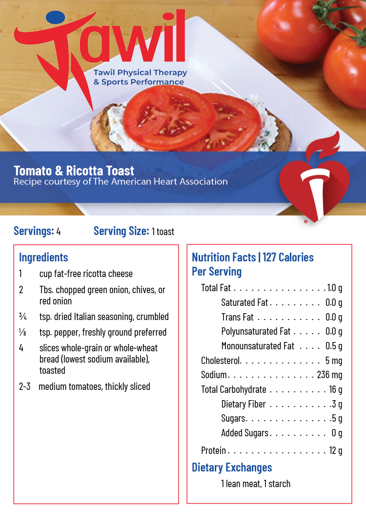 Image of a printable recipe card